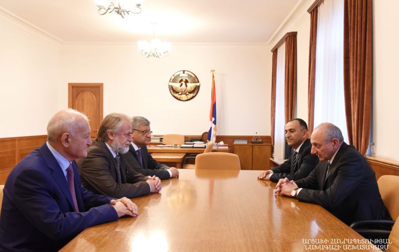 Bako Sahakyan received the delegation of the Republic of Armenia Urban Development Committee