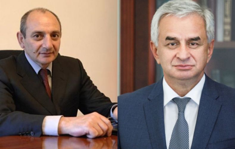 Bako Sahakyan congratulates Abkhaz leader