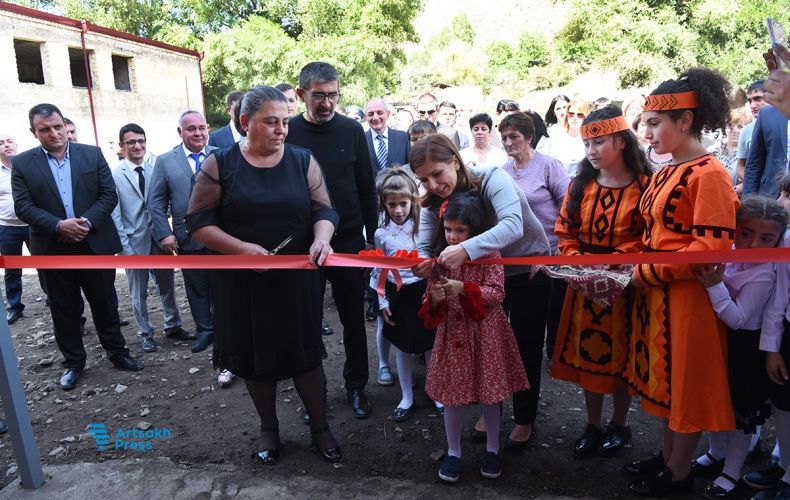 Opening Ceremony of the Renovated School Held in the Community of Moshatagh, Kashatagh region