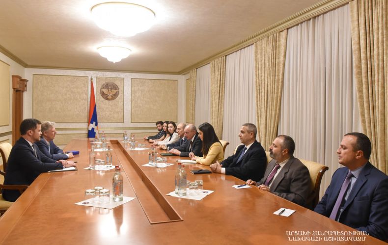Artsakh’s President receives Congressional Armenian Caucus co-chair Frank Pallone