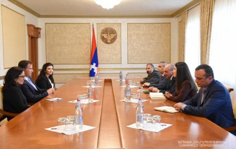 Bako Sahakyan met with executive director of the Armenian Assembly of America Brian Ardouni