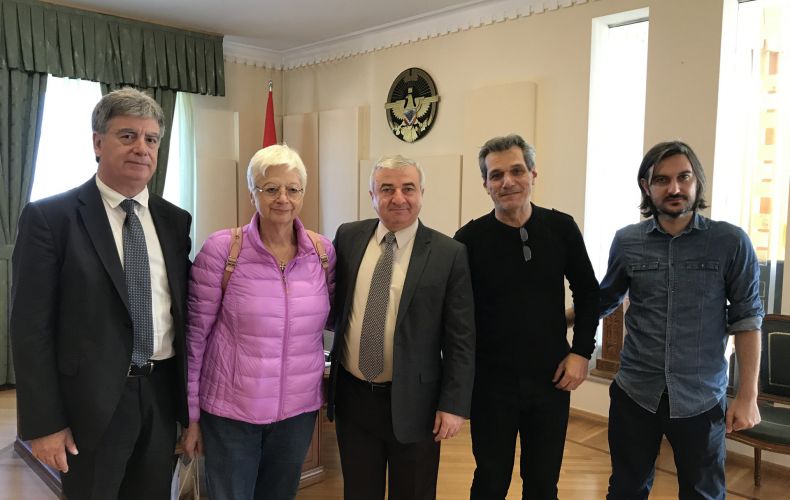 Artsakh NA Speaker hosts former MEP Eleni Theocharous