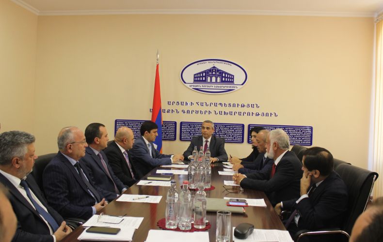 Meeting of the Central Office staff of the Foreign Ministry and Permanent Representatives of the Republic of Artsakh abroad took place