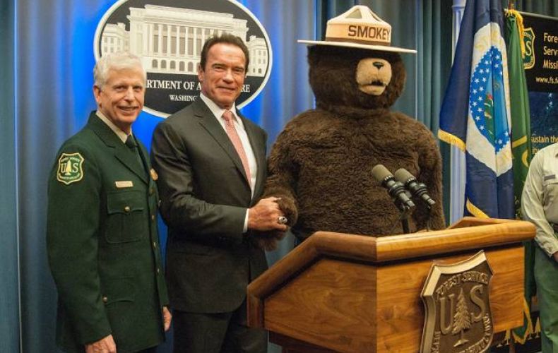 The most effective firefighter in U.S. Smokey Bear to visit Armenia
