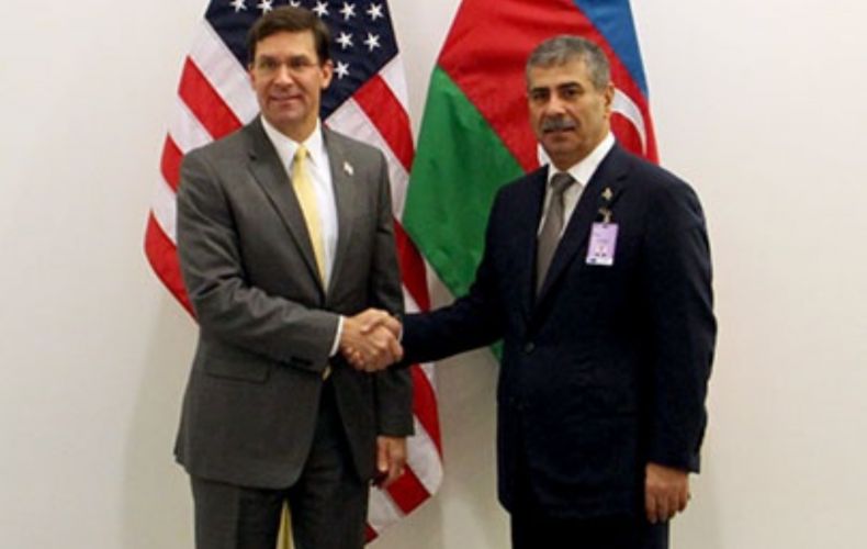 Հանդիպել են ԱՄՆ-ի եւ Ադրբեջանի պաշտպանության նախարարները