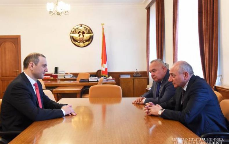 Bako Sahakyan received secretary of the Republic of Armenia Security Council