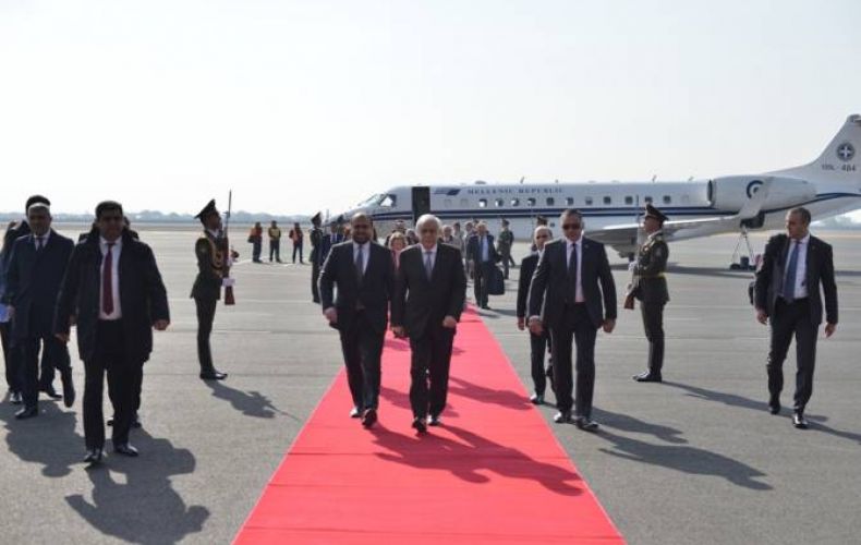 President of Greece arrives in Armenia on official visit