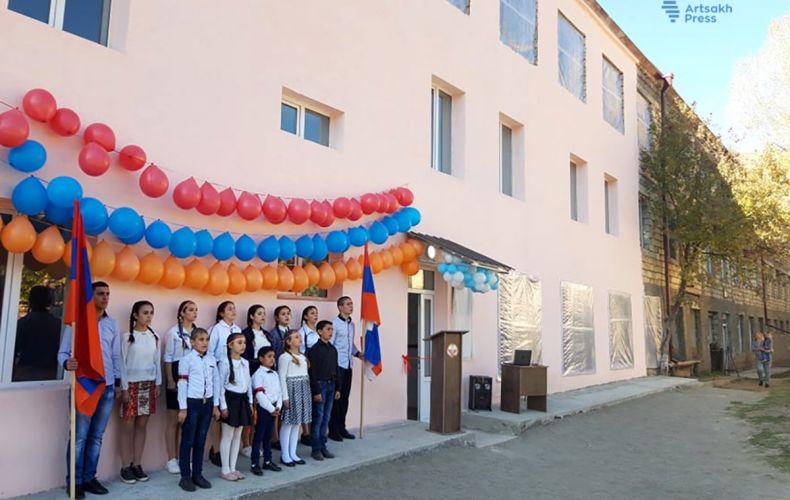 В Тандзуте открылась школа в честь участника апрельской войны Адама Саакяна