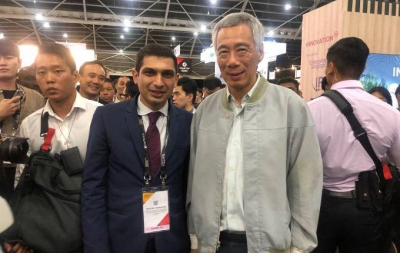 Павильон Армении на выставке “SWITCH 2019” посетил премьер-министр Сингапура
