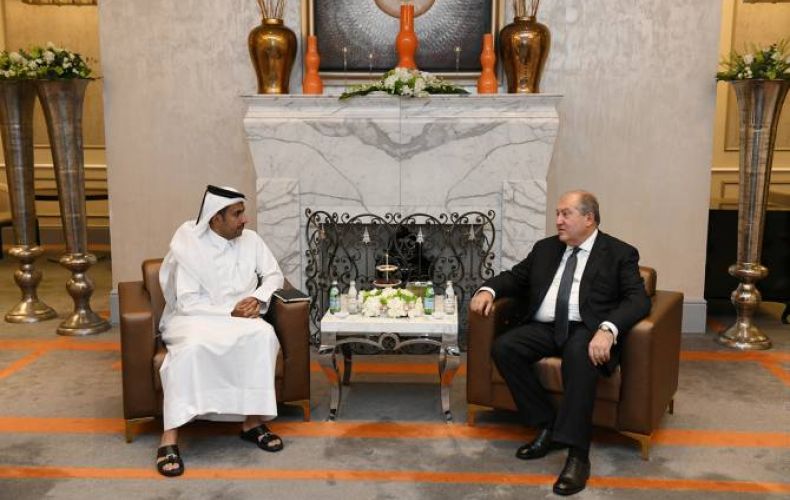 ՀՀ նախագահը համագործակցության հեռանկարներն է քննարկել Կատարի ներդրումային հիմնադրամի հետ