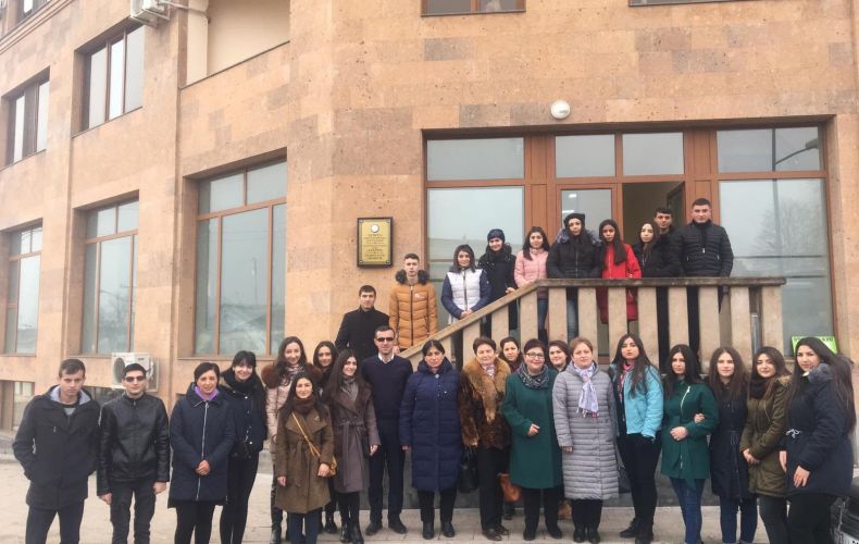 Stepanakert State Medical College Students left for Armenia as a part of the 