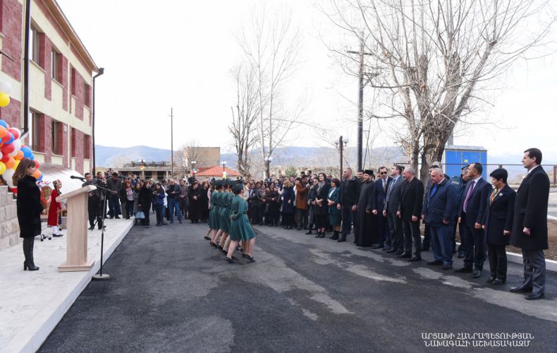 Bako Sahakyan attends opening ceremony of new building of Kashatagh Regional Medical Center