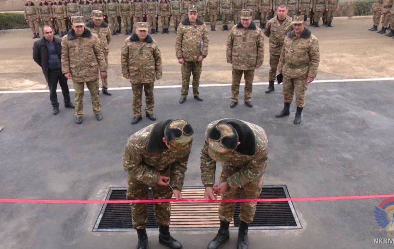 Artsakh defense minister visits military unit