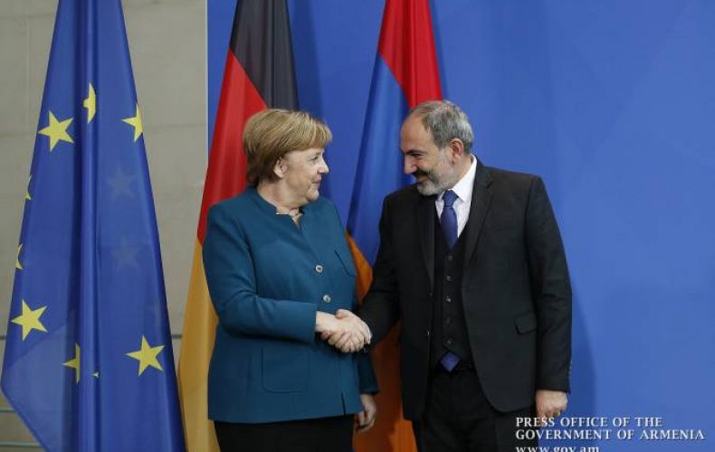 Armenian PM to meet with German Chancellor Angela Merkel in Berlin