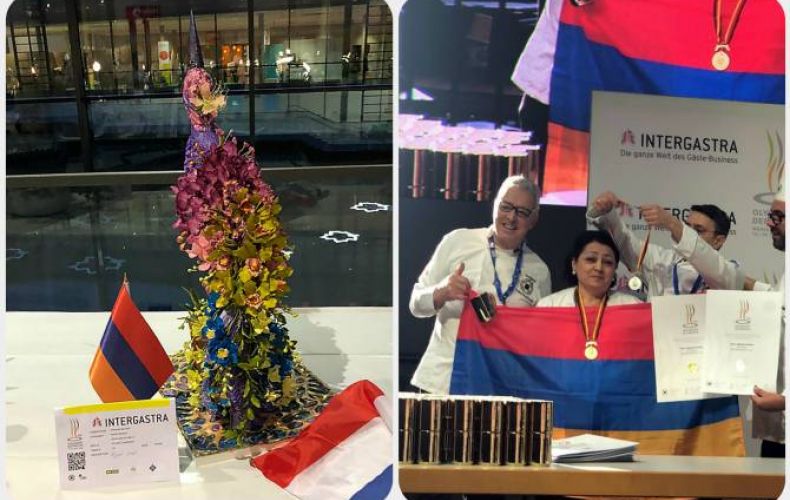 Armenian pastry chefs win 6 medals at Culinary Olympics in Germany
