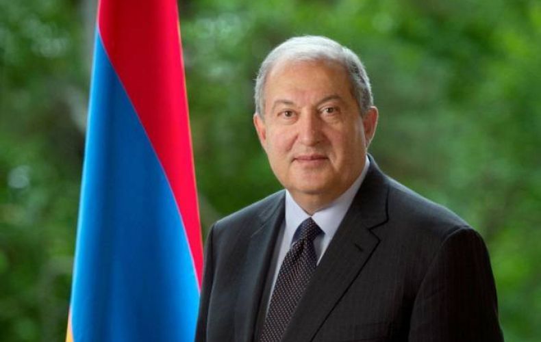 Armenia President congratulates Estonia counterpart