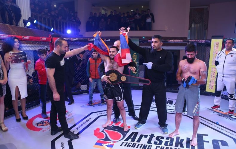 Арцахский спортсмен выиграл пояс чемпиона «Artsakh FC»