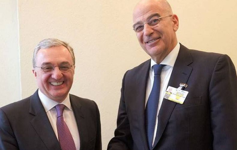 Зограб Мнацаканян встретился с министром иностранных дел Греции