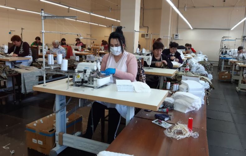 Stepankert’s Sanderk textile company continues making medical masks