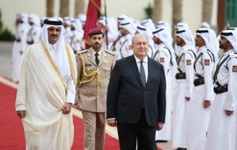 Президент Армении и эмир Катара обменялись информацией о ситуации с распространением нового коронавируса