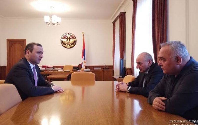 President of Artsakh receives Secretary of Security Council of Armenia