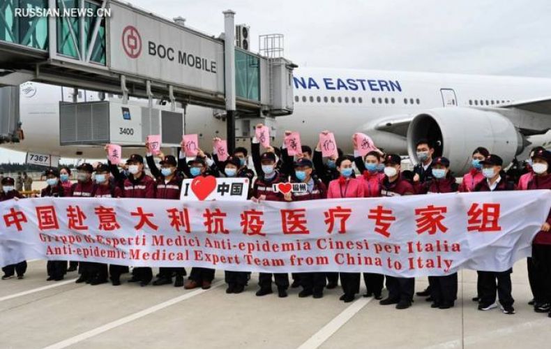 Չինաստանը Իտալիա է ուղարկել բժիշկ-փորձագետների երրորդ խումբը. Սինխուա


