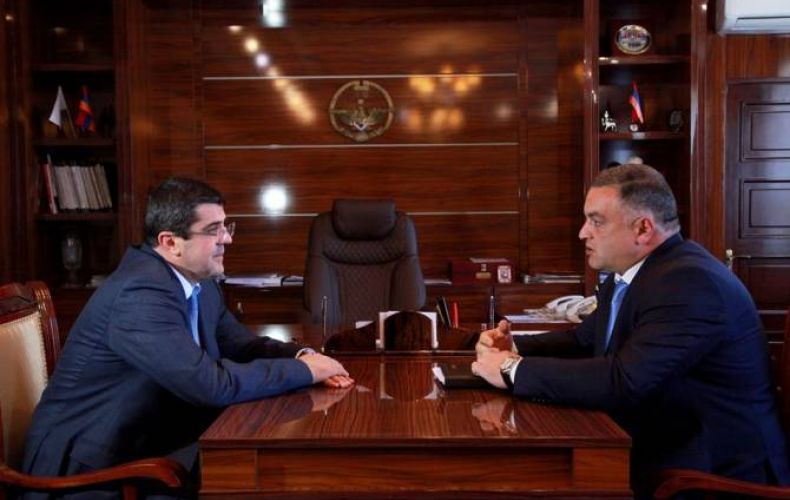 President-elect of Artsakh meets with Mayor of Stepanakert