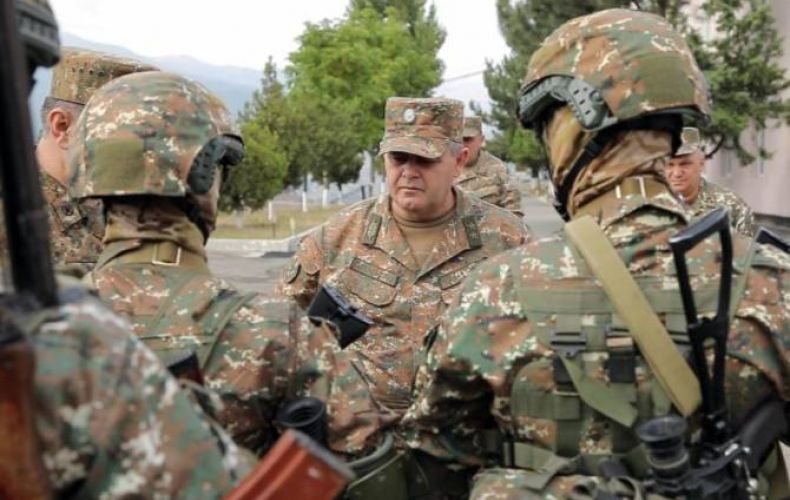 Armenian army's general staff chief visits military units and posts