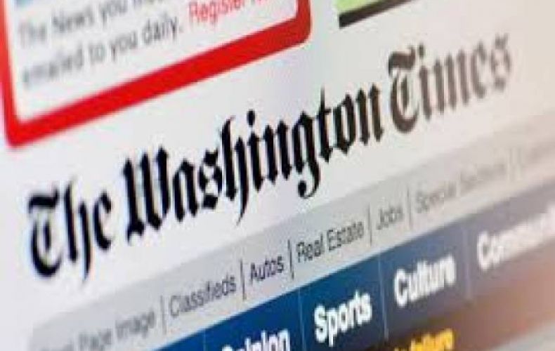 Articles about Azerbaijan’s anti-Armenian and aggressive policy published in The Washington Times