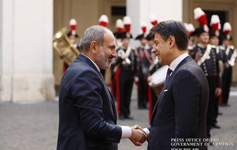 Никол Пашинян поздравил премьер-министра Италии по случаю Национального праздника