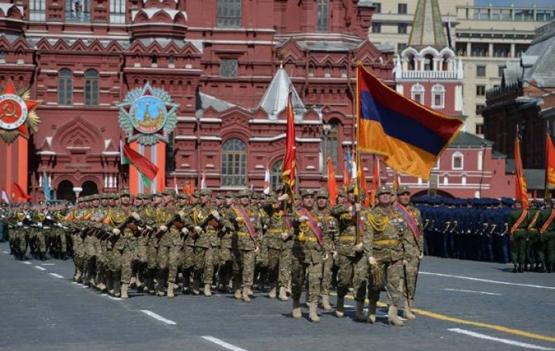 75 военнослужащих ВС Армении прибыли в Москву для участия в Параде Победы