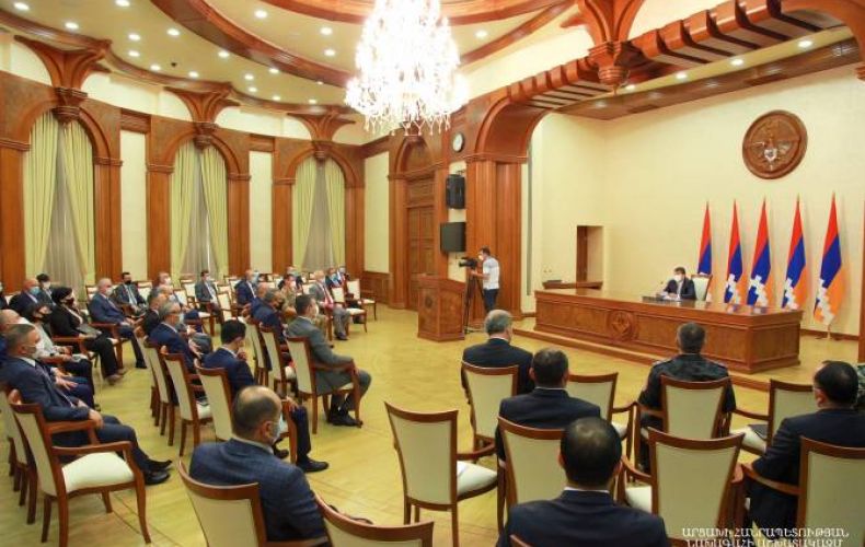 The Artsakh Republic President presented the 2020-2025 Program