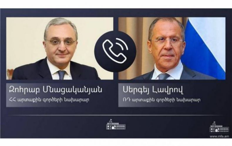 Մնացականյանն ու Լավրովը քննարկել են հայ-ադրբեջանական սահմանին լարված իրավիճակը

