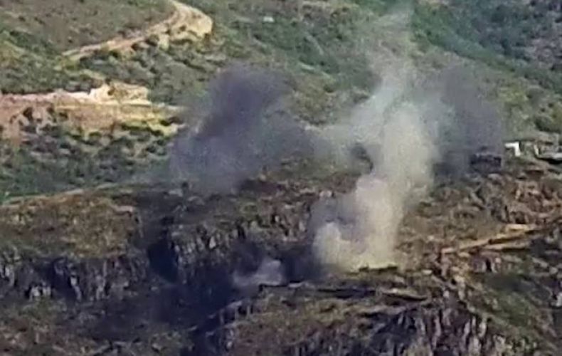 Armenian Armed Forces destroy Azerbaijani military bases that shelled civilian settlements (Video)
