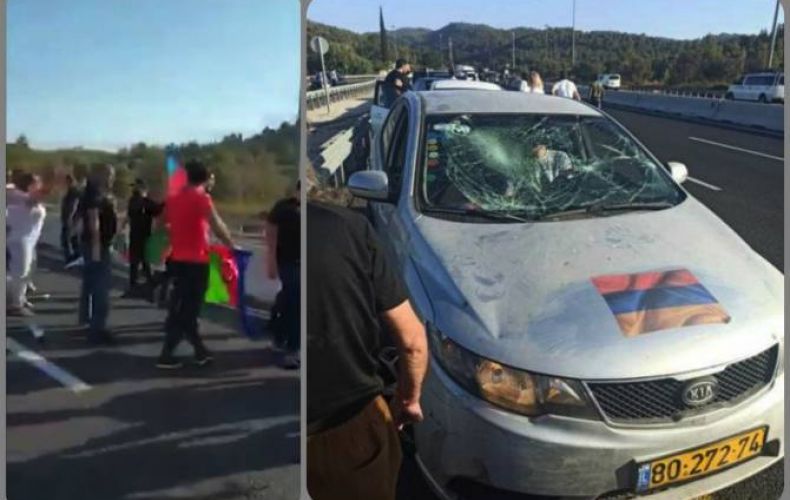 Azerbaijanis attack peaceful Armenians in Israel with sticks and stones