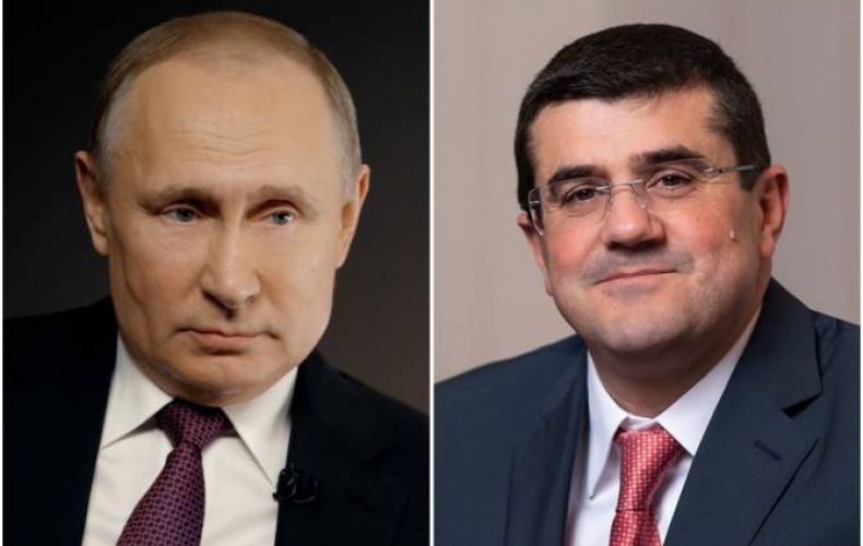 Arayik Harutyunyan issues open letter to Vladimir Putin