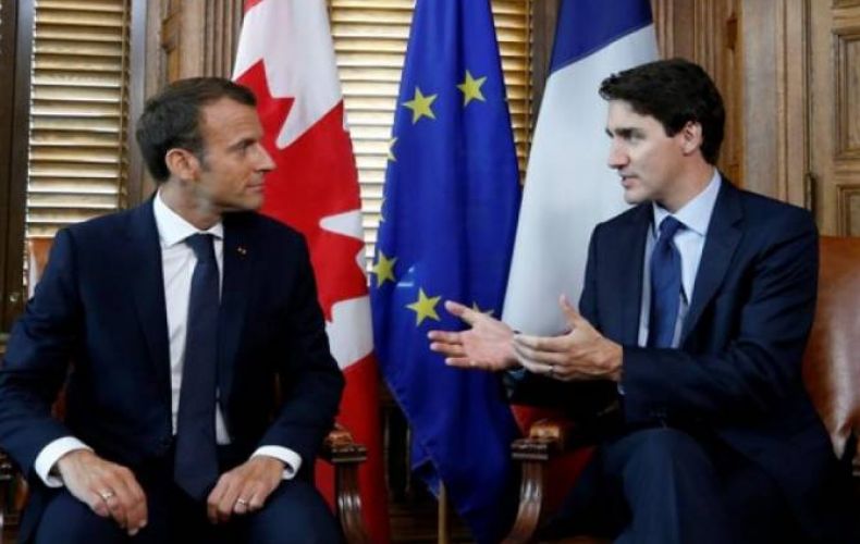 Trudeau, Macron discuss Nagorno Karabakh over phone