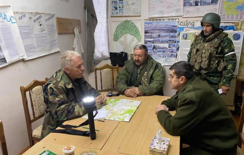 Artsakh President: Early in morning I visited combat positions defending Stepanakert