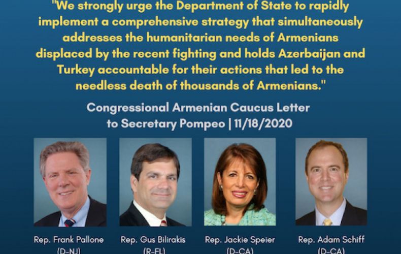 Armenian Caucus urges U.S. administration to re-engage in OSCE-led Artsakh peace process