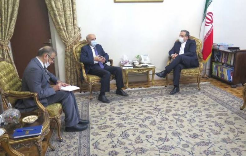 Armenia Ambassador, Iran deputy FM exchange views on settlement of Karabakh conflict