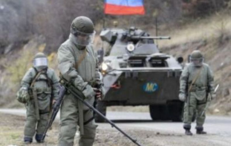 Russian peacekeepers clear about 50 hectares of territory in Karabakh