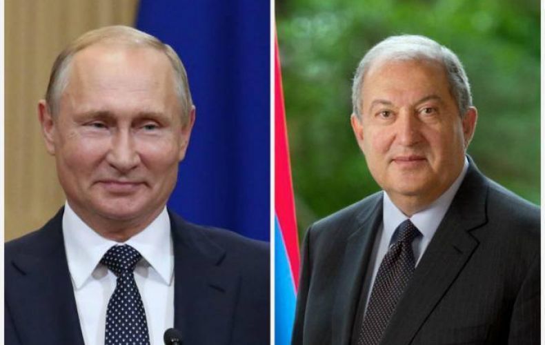 Armenian President asks for Putin’s support in demarcation process between Armenia, Azerbaijan