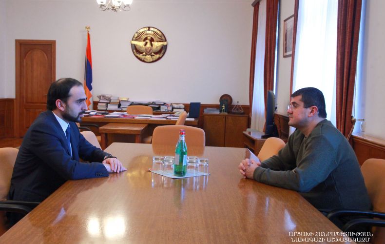 Artsakh President, Armenia’s Deputy PM discuss restoration of infrastructure