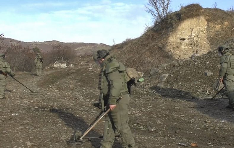 Russian military engineers complete demining of northern outskirts of Stepanakert
