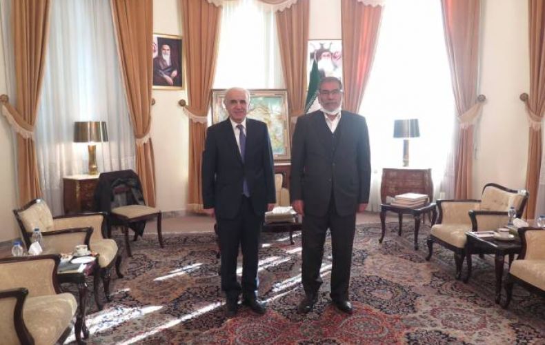 Armenian Ambassador, Iran’s Supreme National Security Council Secretary discuss regional affairs