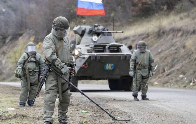 Russian peacekeepers continue demining works in Nagorno Karabakh