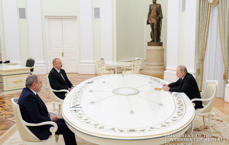 Joint statement by Putin, Pashinyan and Aliyev