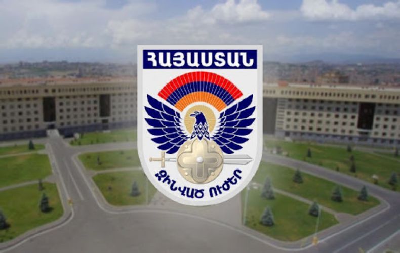 Armenian Defense Ministry: Stable operative situation maintained along entire Armenia-Azerbaijan line of contact