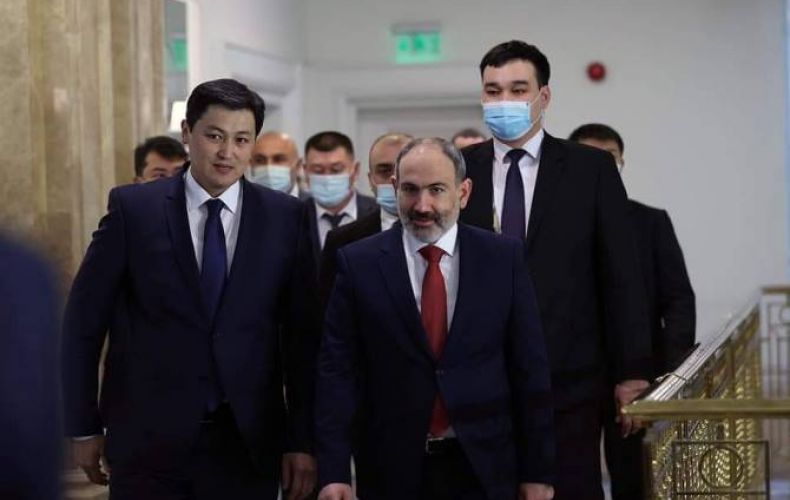 Armenian PM’s working visit to Kazakhstan kicks off
