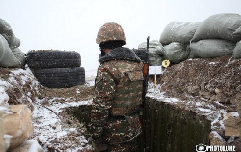 Defense Ministry: No incidents reported on Armenian-Azerbaijani border
